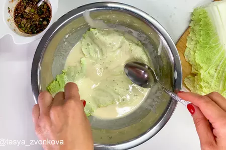 Оладьи капустные по-корейски: шаг 4