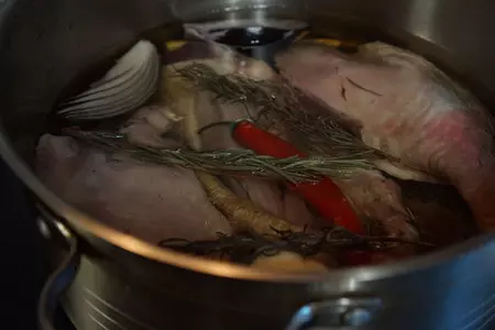 Ножки гусиные конфи: шаг 2