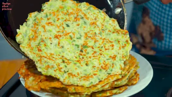 Кабачковый закусочный торт с помидорами: шаг 5