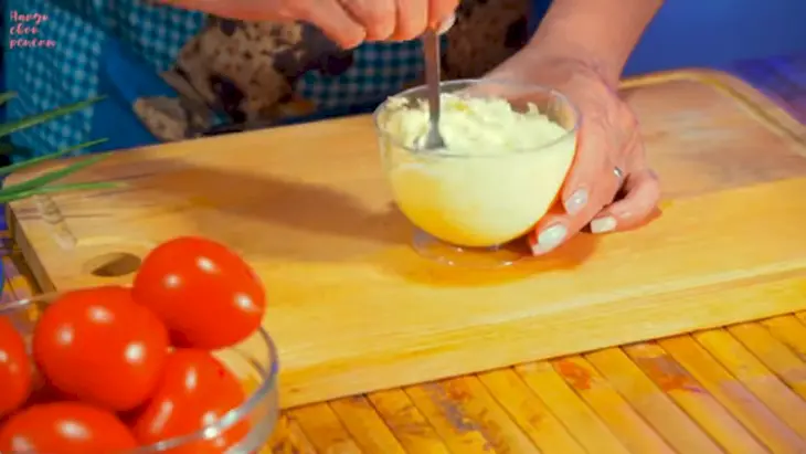 Кабачковый закусочный торт с помидорами: шаг 6