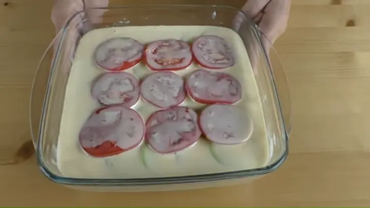 Рецепт запеканки с кабачками, фаршем и сыром: шаг 6