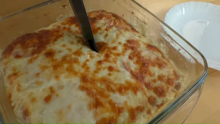 Рецепт запеканки с кабачками, фаршем и сыром: шаг 7
