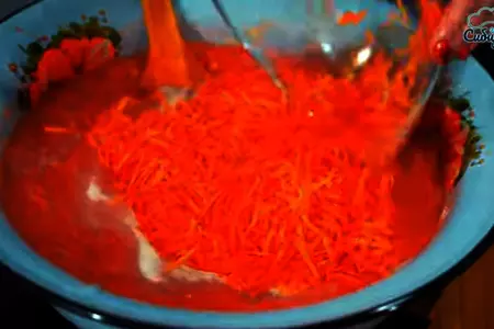 Овощной салат с красной фасолью на зиму: шаг 4