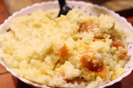 Пшенная каша на молоке с курагой, царская каша в печи: шаг 8