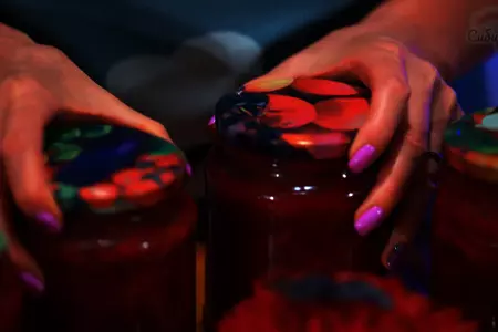 Свекольная борщевая заправка и салат на зиму: шаг 8