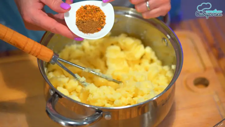 Картофельные зразы с мясным фаршем и грибами: шаг 5