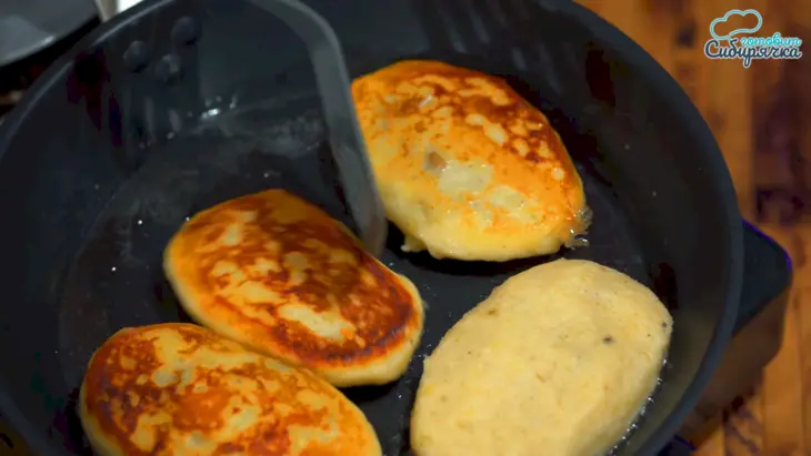 Картофельные зразы с мясным фаршем и грибами: шаг 7