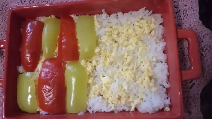 Рисовая запеканка с овощами "калейдоскоп" #зожныйкулинар: шаг 3