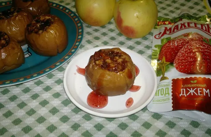 Запечённые яблоки с джемом «махеевъ» «кусочки лета»: шаг 6