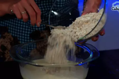 Овсяные печенья с яблоками и лимонным соком: шаг 4