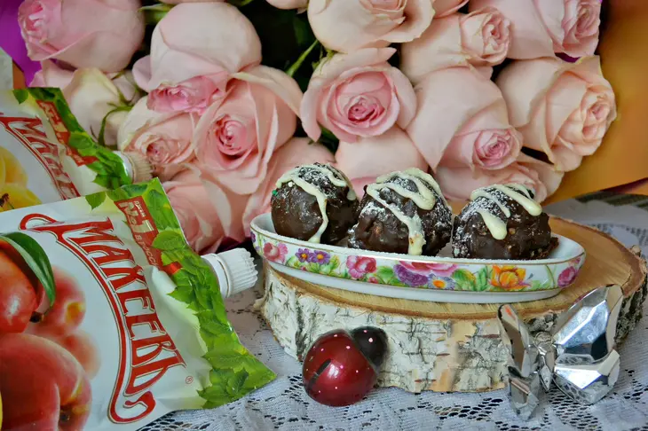 Конфеты ручной работы с джемом «махеевъ» «кусочки лета»: шаг 7