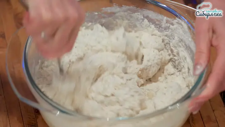 Вареники из заварного теста с начинкой из картофеля с печенью: шаг 2