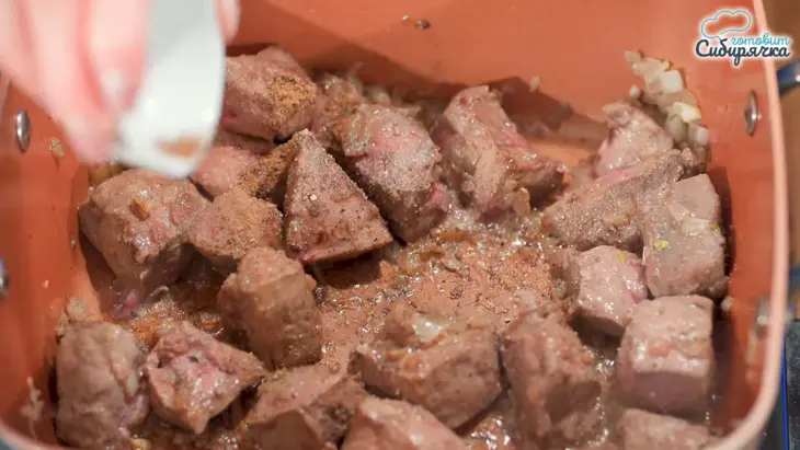 Вареники из заварного теста с начинкой из картофеля с печенью: шаг 5