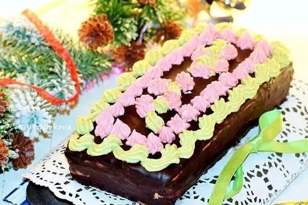 Торт «сказка» с шоколадом: шаг 11