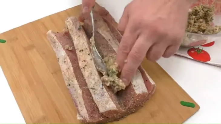 Мясная закуска на праздничный стол: шаг 4