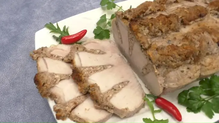 Мясная закуска на праздничный стол: шаг 5