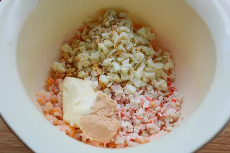 Салат-закуска "морской": шаг 3
