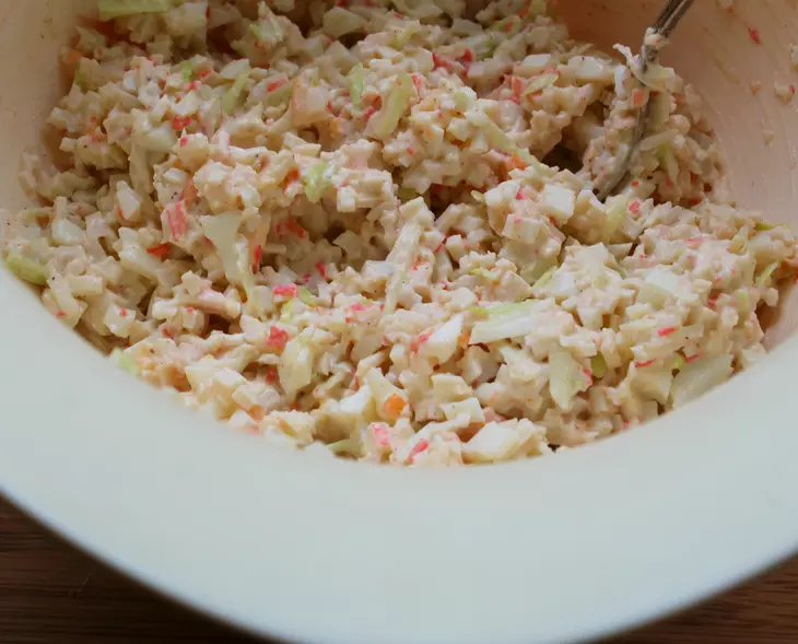Салат-закуска "морской": шаг 4