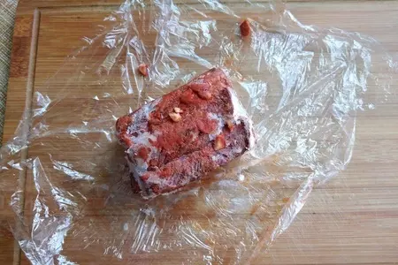 Закусочное сало в луковой шелухе: шаг 12