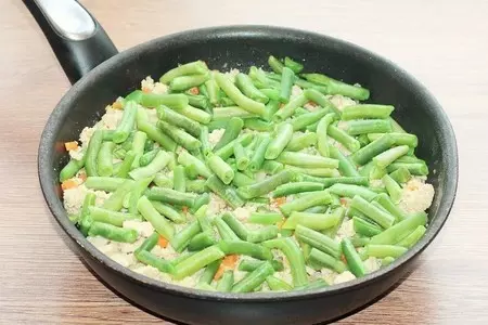 Закусочный пирог с мясом и стручковой фасолью: шаг 13