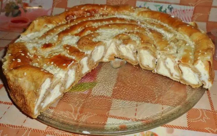 Блинная улитка с творогом #масленица2021: шаг 1