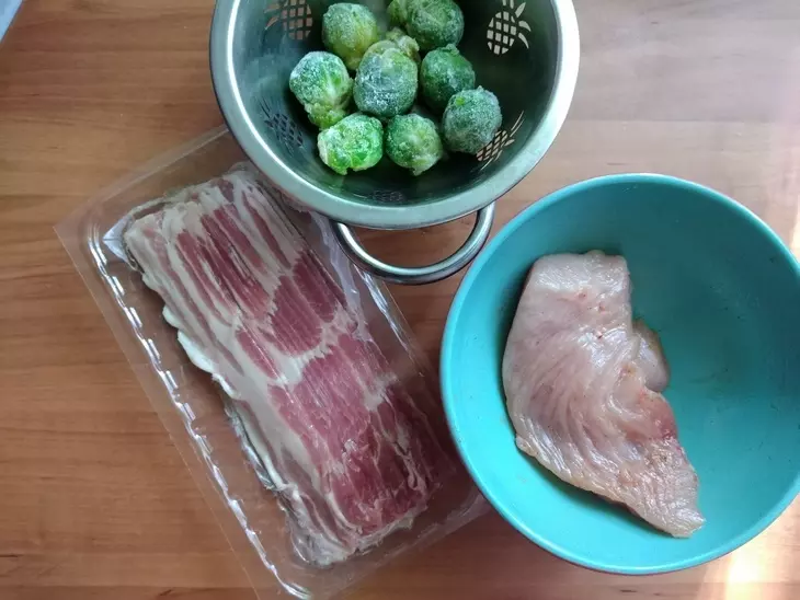 Закусочные рулетики с брюссельской капустой: шаг 2