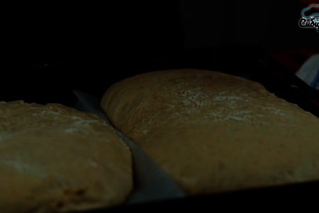 Итальянский белый пшеничный хлеб «чиабатта»: шаг 7