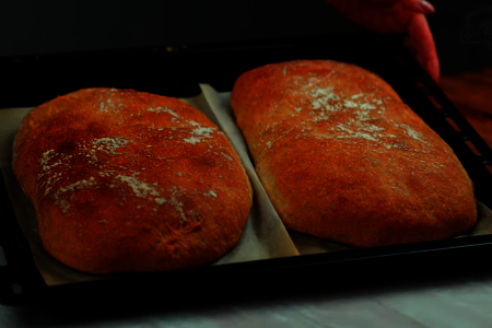 Итальянский белый пшеничный хлеб «чиабатта»: шаг 8