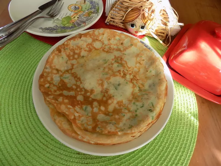 Овсяно-луковые блины с котлетами #масленица2021: шаг 8