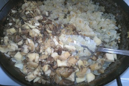 Блинчики с начинкой из картофеля и грибов #масленица2021: шаг 4