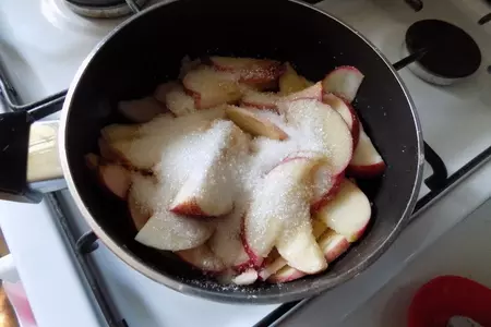Блины с карамельными яблоками #масленица2021: шаг 2