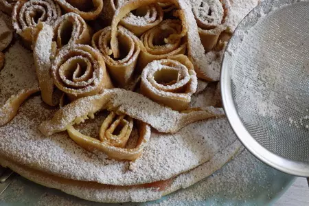 Блины с карамельными яблоками #масленица2021: шаг 14
