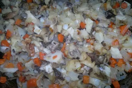 Блинные узелки с курицей и грибами #масленица2021: шаг 8