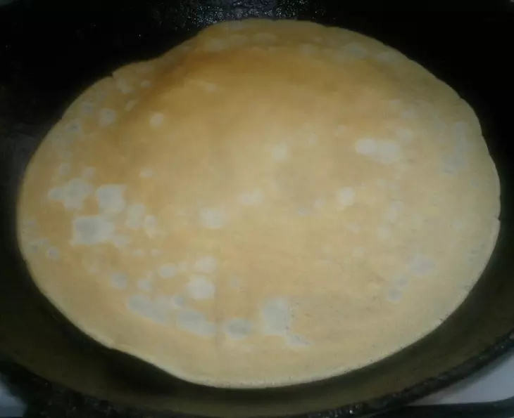 Блинные узелки с курицей и грибами #масленица2021: шаг 14