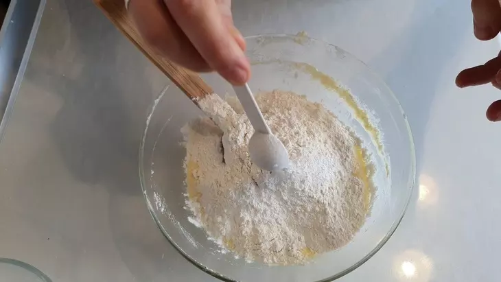 Персиковый пирог со сметанной заливкой: шаг 6