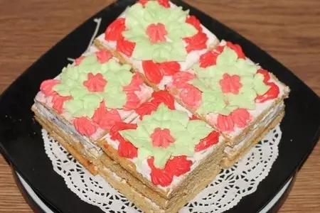 Медовые пирожные "мишуткины грезы": шаг 16