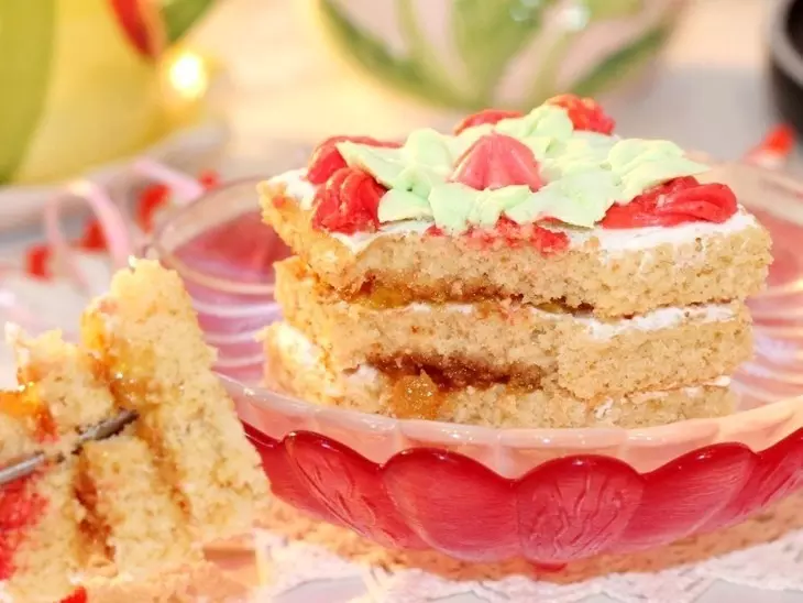 Медовые пирожные "мишуткины грезы": шаг 17
