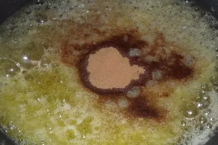 Шоколадные блины с яблоком и корицей #масленица2021: шаг 11
