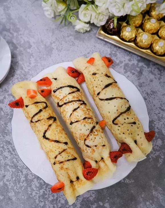 Блины "три вкуса" #масленица2021: шаг 14