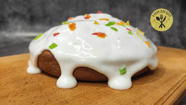 Пасхальный кулич без дрожжей: шаг 3