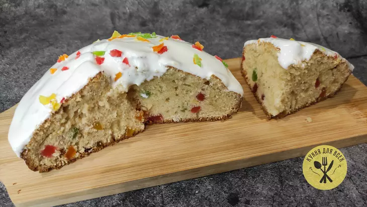 Пасхальный кулич без дрожжей: шаг 4