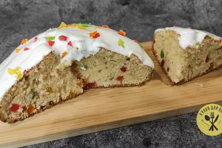 Пасхальный кулич без дрожжей: шаг 4