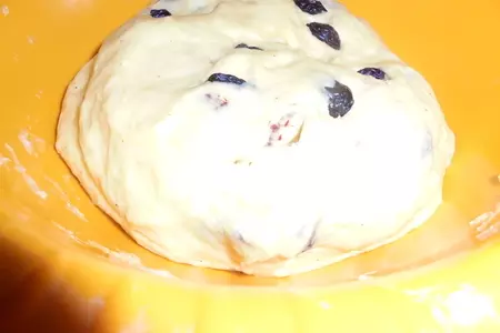 Пасхальный кулич с изюмом, цукатами и коньяком #пасха: шаг 4