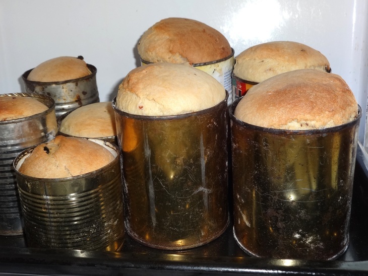 Пасхальные куличи с сухофруктами на кефирном дрожжевом тесте #пасха2021: шаг 8