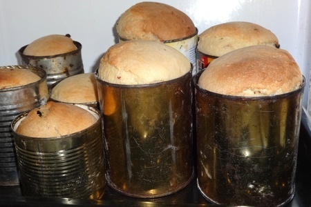 Пасхальные куличи с сухофруктами на кефирном дрожжевом тесте #пасха2021: шаг 8