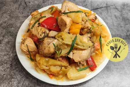 Жаркое из курицы в казане по-домашнему: шаг 2