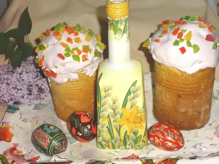 Пасхальные куличи с цукатами #пасха2021: шаг 9