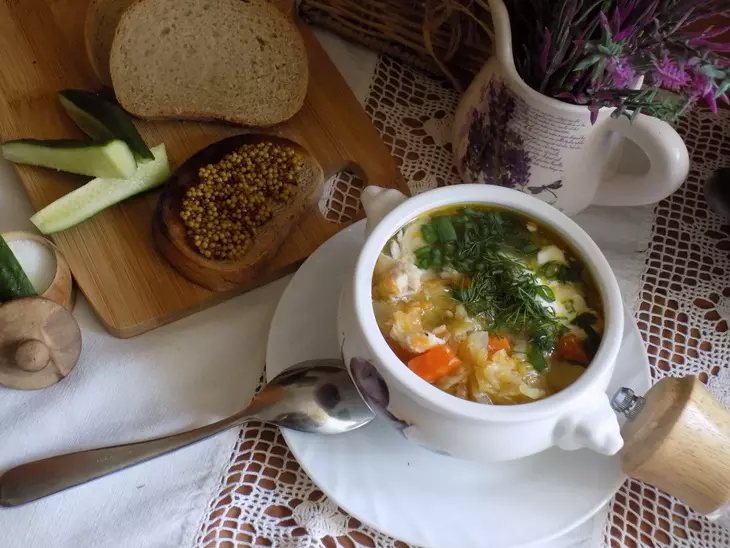Белые щи из судака #литкухня и #кулинар: шаг 9