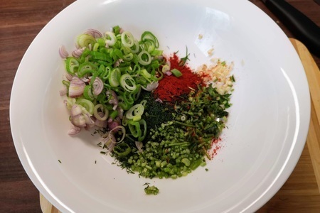 Хоровац — салат из запеченных овощей: шаг 3