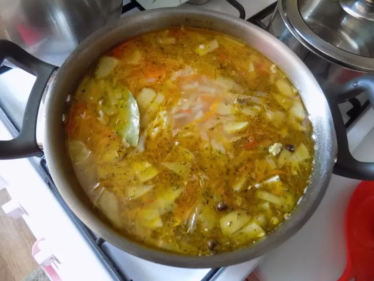 Щи с мясом индейки и яблоком #литкухня и #кулинар: шаг 5